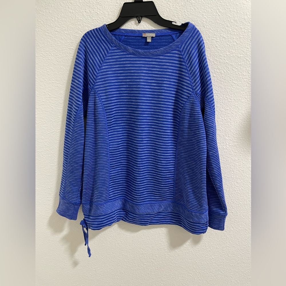 Talbots Blue Knit Sweatshirt